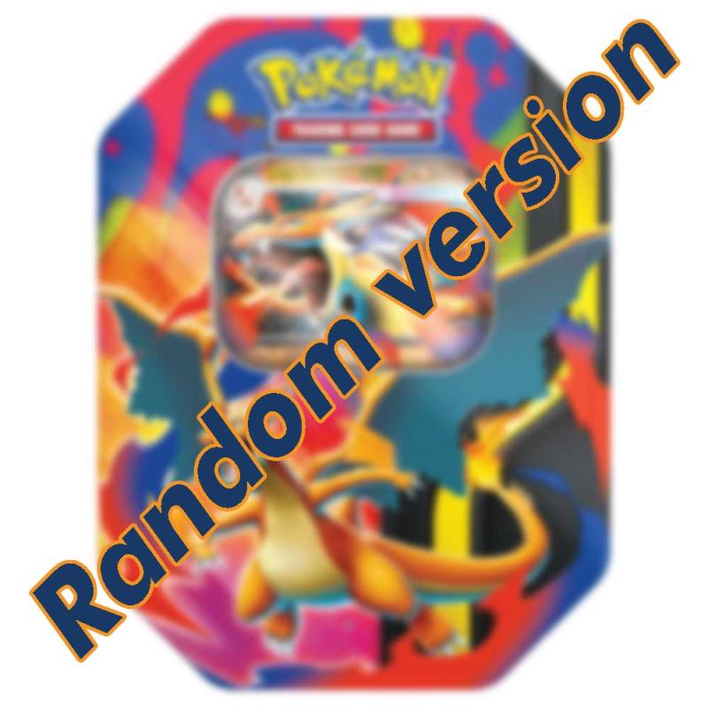 [MAX 1 PER HUSHÅLL] Pokémon, Mega Charizard ex Tin – Slumpad version