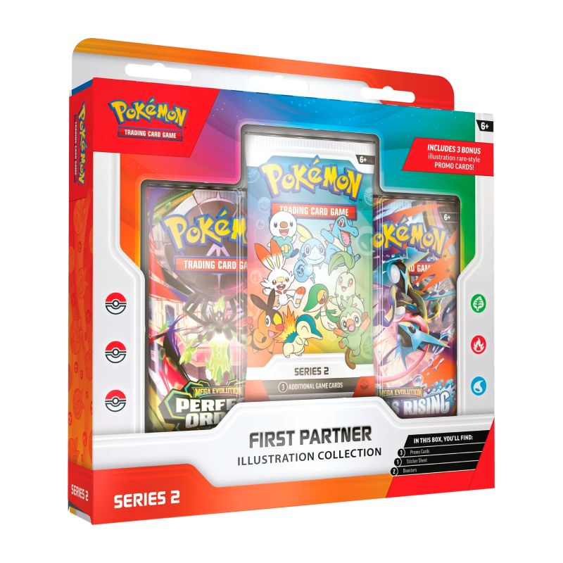 [MAX 1 PER HOUSEHOLD] Pokémon, First Partner Illustration Collection Series 2 (Preliminary arrival July 10:th 2026)