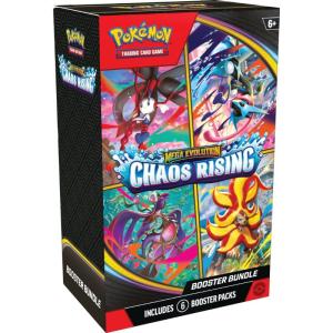 [MAX 1 PER HOUSEHOLD] Pokémon, ME04: Chaos Rising, Booster Bundle (Innehåller 6 boosters)