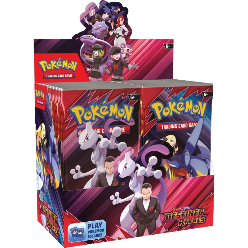 [MAX 1 PER HUSHÅLL] FÖRKÖP: Pokémon, SV10: Destined Rivals, Display / Booster Box (Preliminär release 26 / 30 maj. Läs i produktinfo)