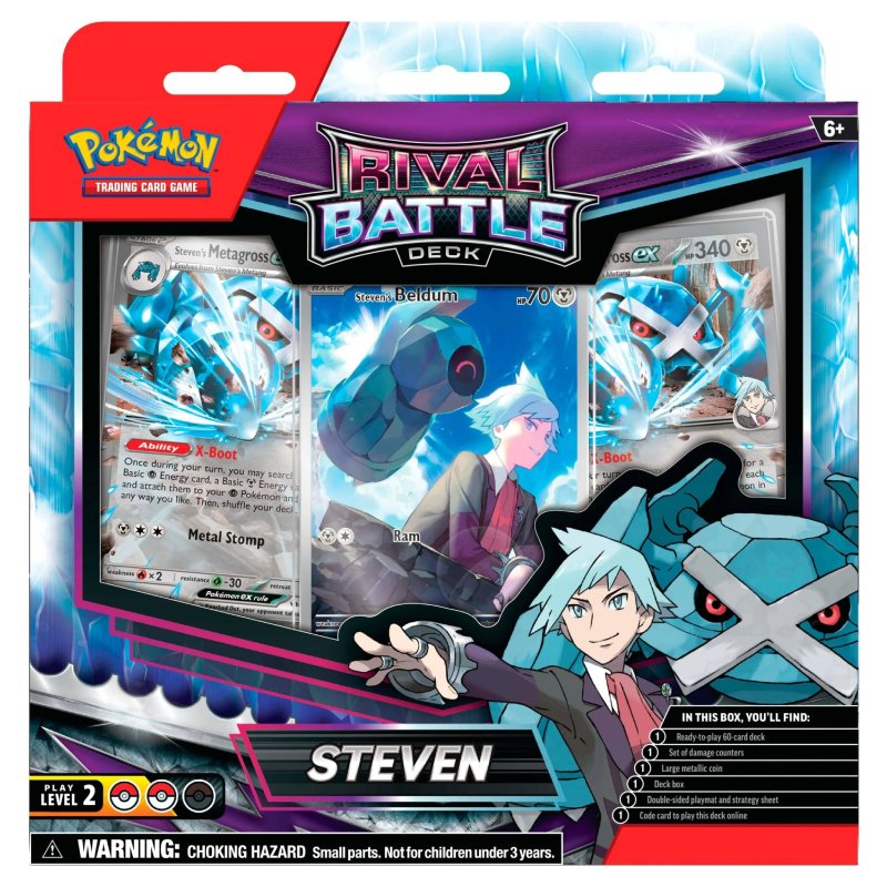 [MAX 1 PER HUSHÅLL] Pokémon, Steven - Rival Battle Deck