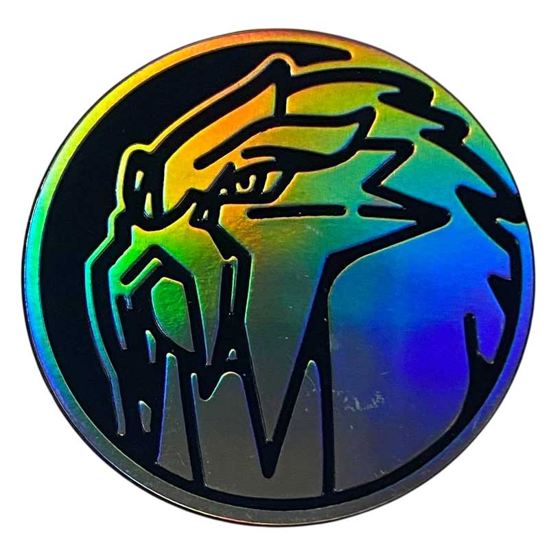Entei Coin (Silver/Rainbow) - From Knock Out Collection