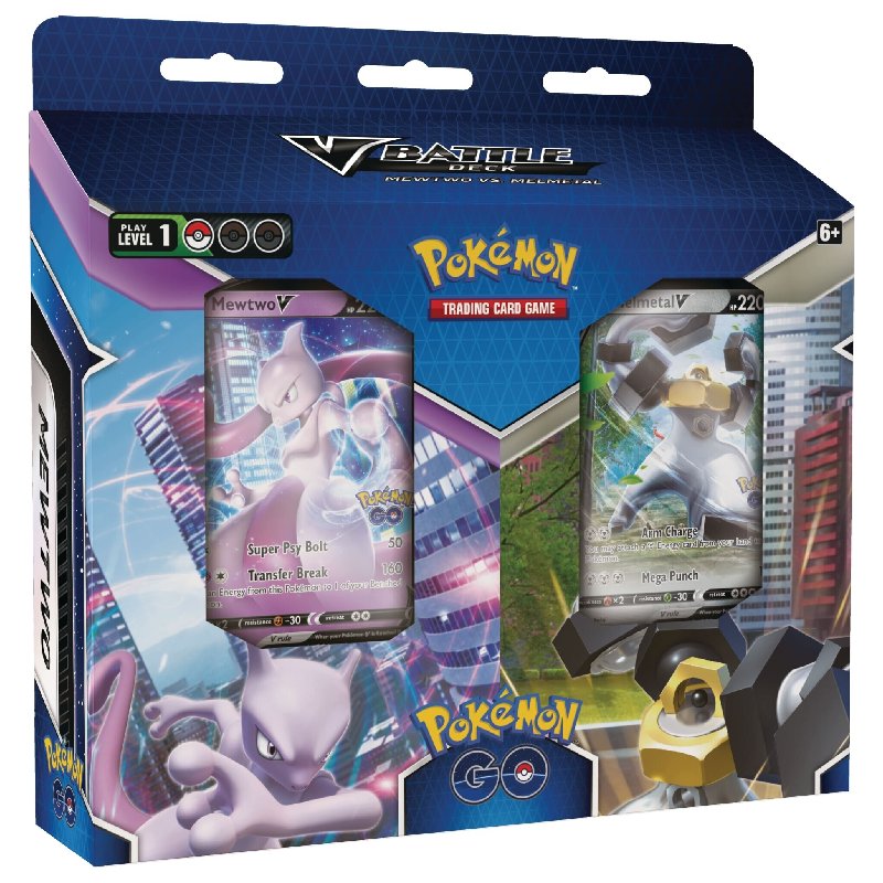 Pokémon – Pokemon GO V Battle Decks: Metmetal VS. Mewtwo (in one box)