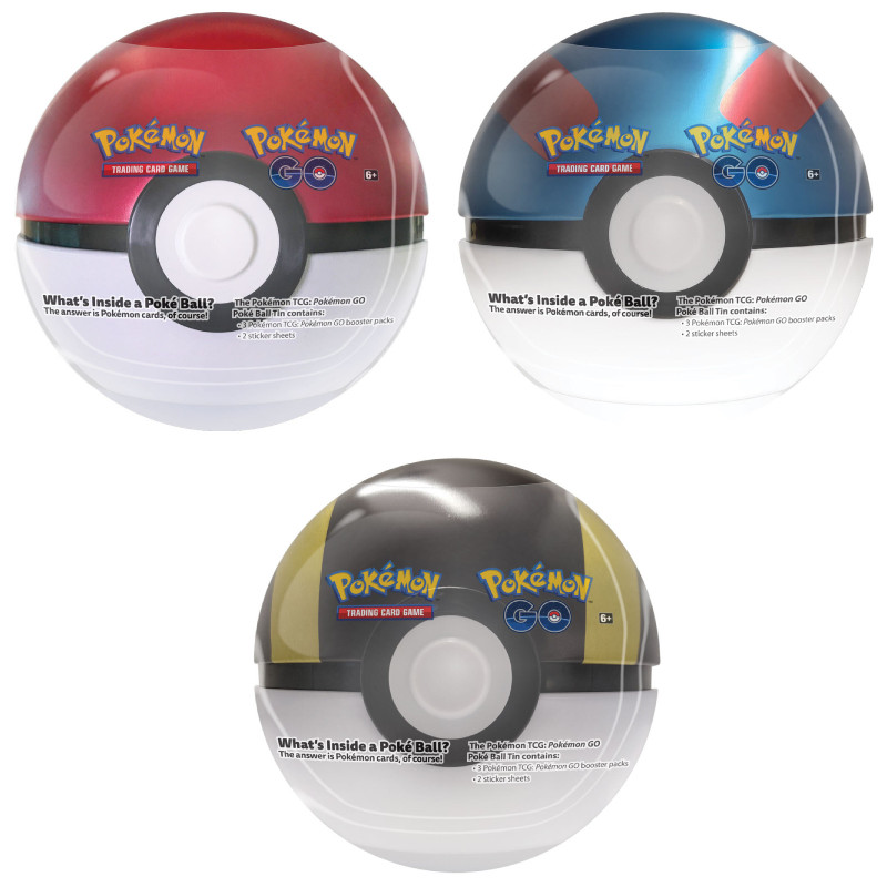 Pokemon – Pokemon GO Ball Tin x 3 (Ultra Ball, Great Ball, Poke Ball)