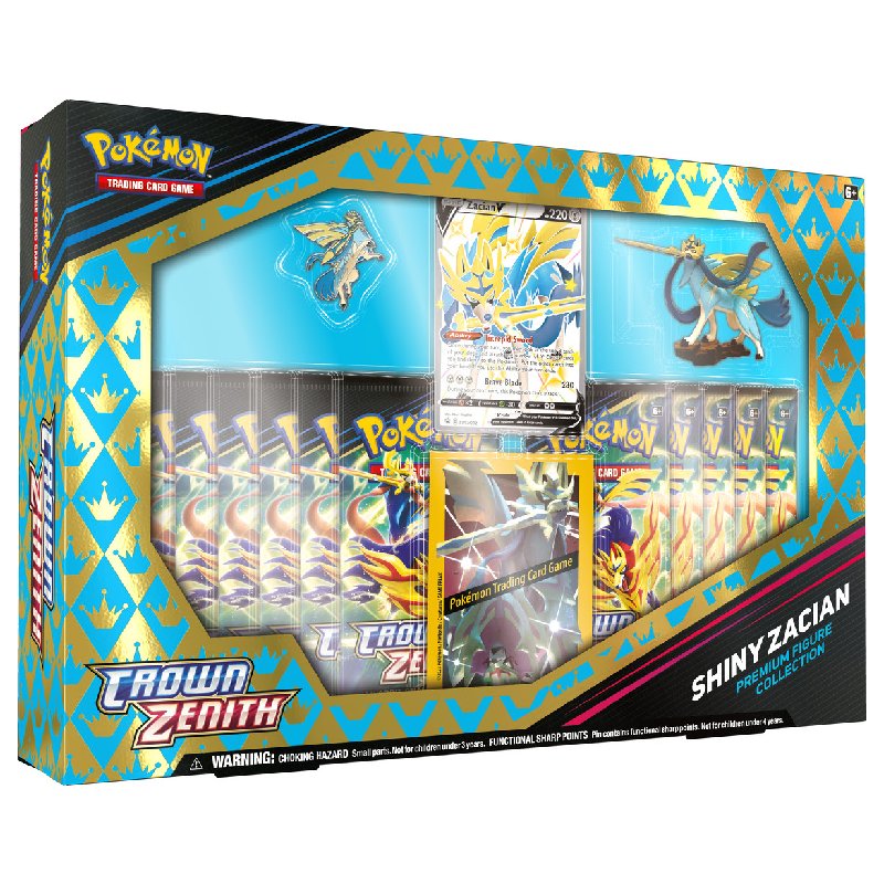 Pokémon, Crown Zenith Premium Figure Collection Shiny Zacian V