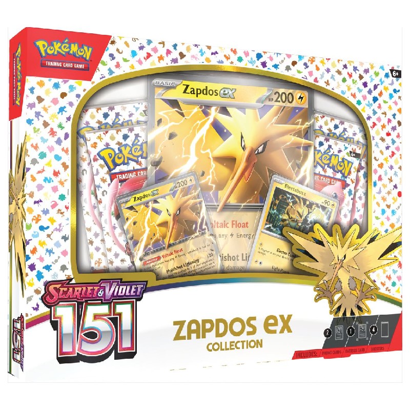 Pokemon Scarlet & Violet 151 Zapdos ex Box