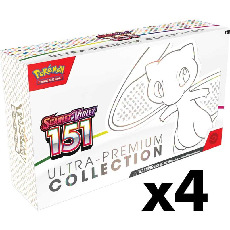 Pokemon Scarlet & Violet 151 Ultra Premium Collection x 4 (Case)