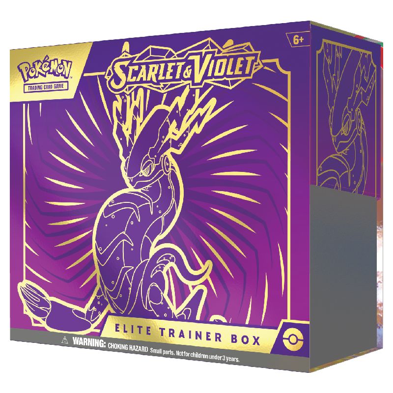 Pokémon, Scarlet & Violet, Elite Trainer Box - Miraidon (Purple)