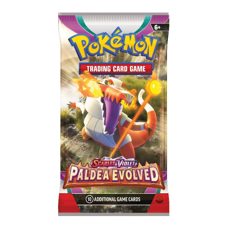 FÖRKÖP: Pokémon, SV2: Paldea Evolved, 1 Booster (Preliminär release 9:e juni 2023)
