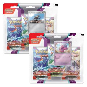 Pokémon, SV2: Paldea Evolved, Three Pack Blister x 2 (Varoom + Tinkatink)