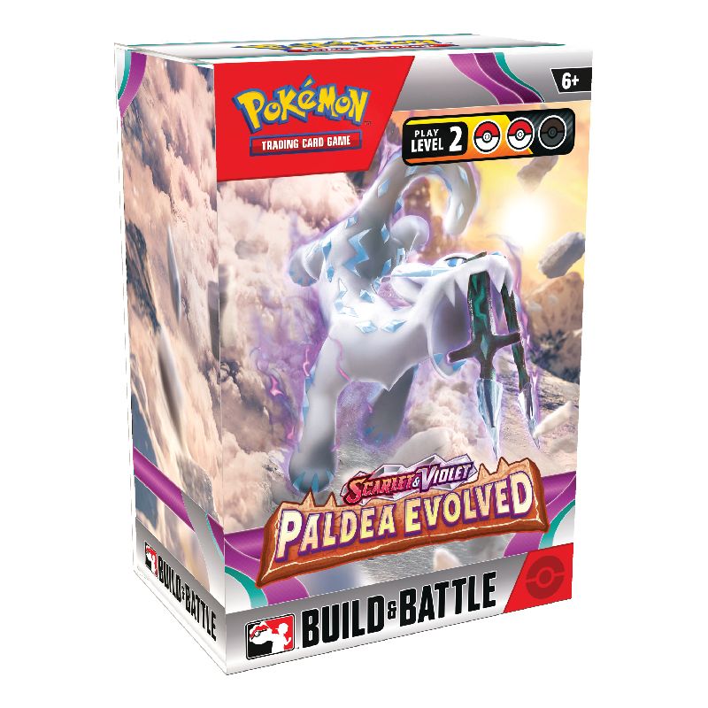 FÖRHANDSVISNING: Pokémon, SV2: Paldea Evolved, Build & Battle Box (Börjar säljas när mer info finns)