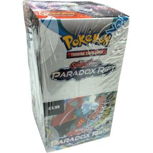Pokémon, SV4: Paradox Rift, LITEN Booster Box [Innehåller 18 boosters] (Plasten på boxen är ojämn)