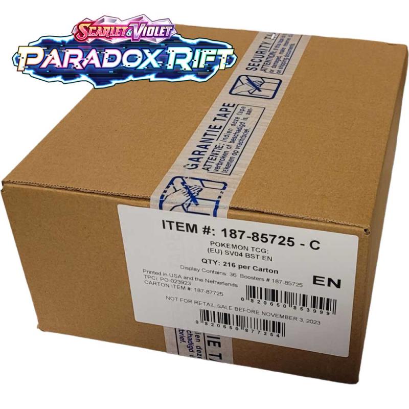Pokémon, SV4: Paradox Rift, Hel Case (6 booster boxar)