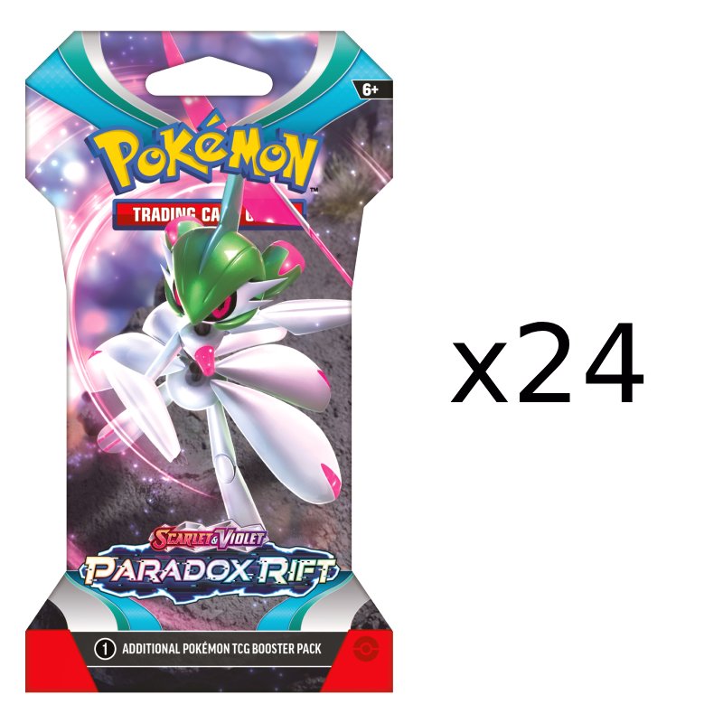 Pokémon, SV4: Paradox Rift, Sleeved Booster Display (24 sleeved boosters)