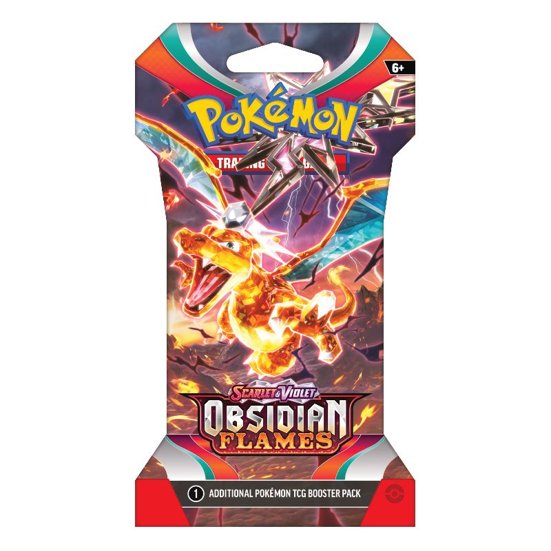 Pokémon, SV3: Obsidian Flames, 1 Sleeved Booster [Random art på sleeven]