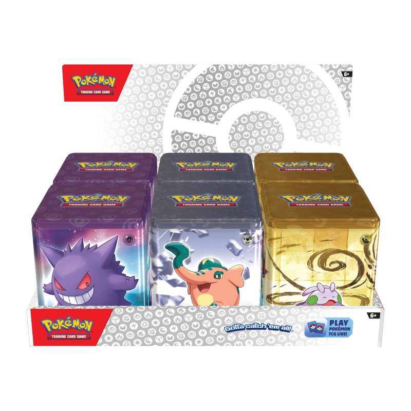 Pokémon, Stacking Tin – Case (6 Tins)