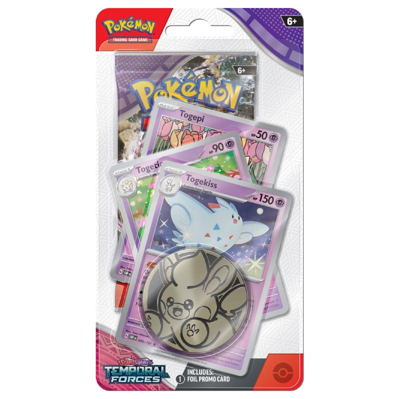 Pokémon, SV5: Temporal Forces, PREMIUM Checklane Blister Pack: Togekiss