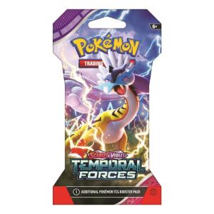 Pokémon, SV5: Temporal Forces, 1 Sleeved Booster [Random art på sleeven]