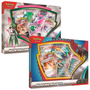 Pokémon,   Iron Valiant ex Box + Roaring Moon ex Box