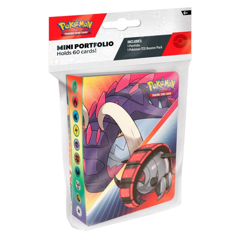Pokémon, Mini-Portfoilo with one booster ( Iron Treads / Iron Tusk )
