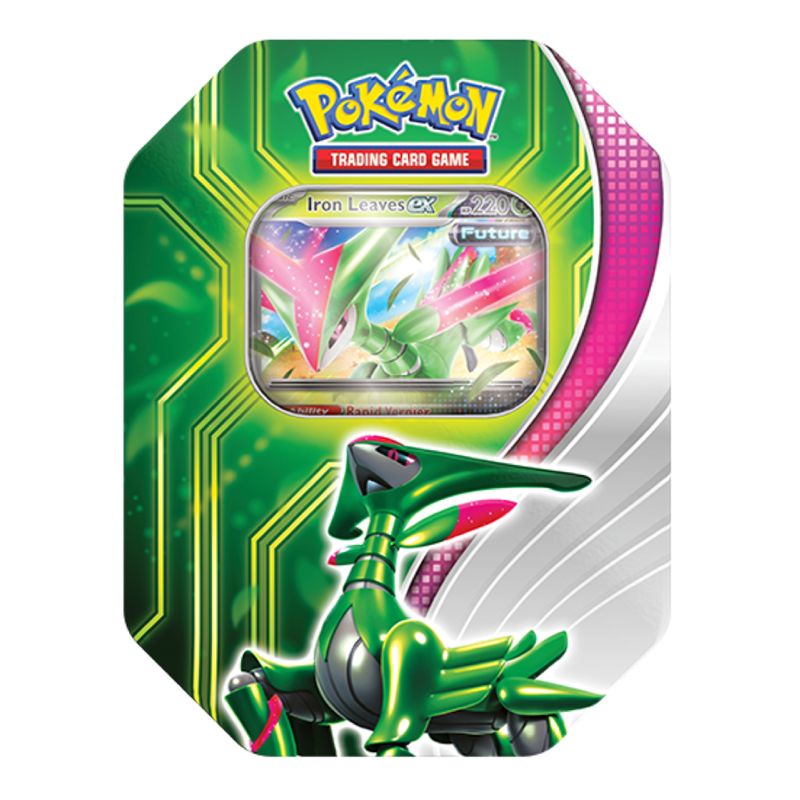 Pokémon, Paradox Clash Tin - Iron Leaves ex (Green)