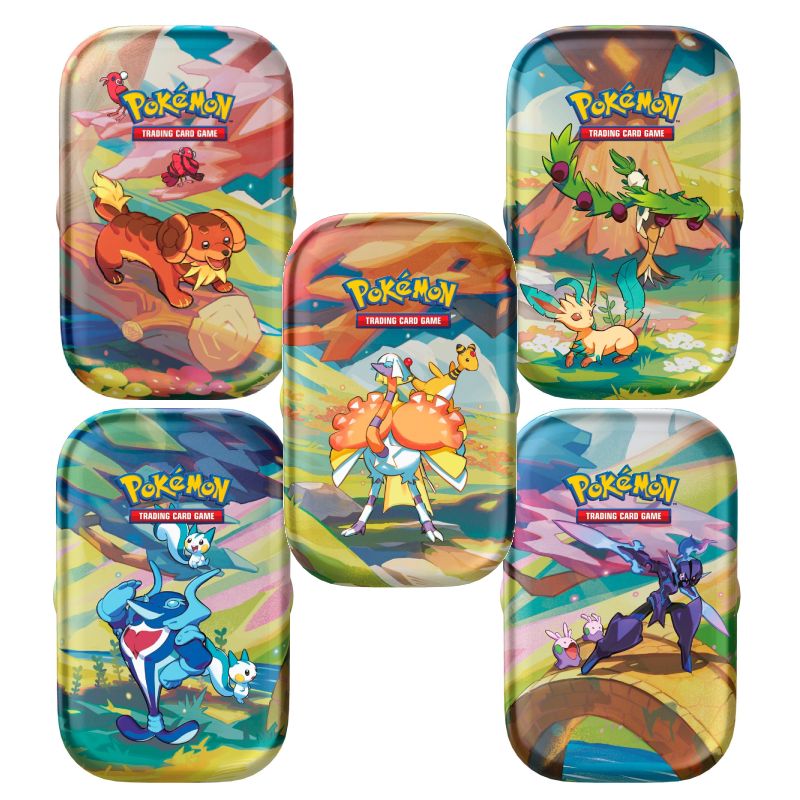 Pokémon, Vibrant Paldea Mini Tin Bundle [5 olika tins]