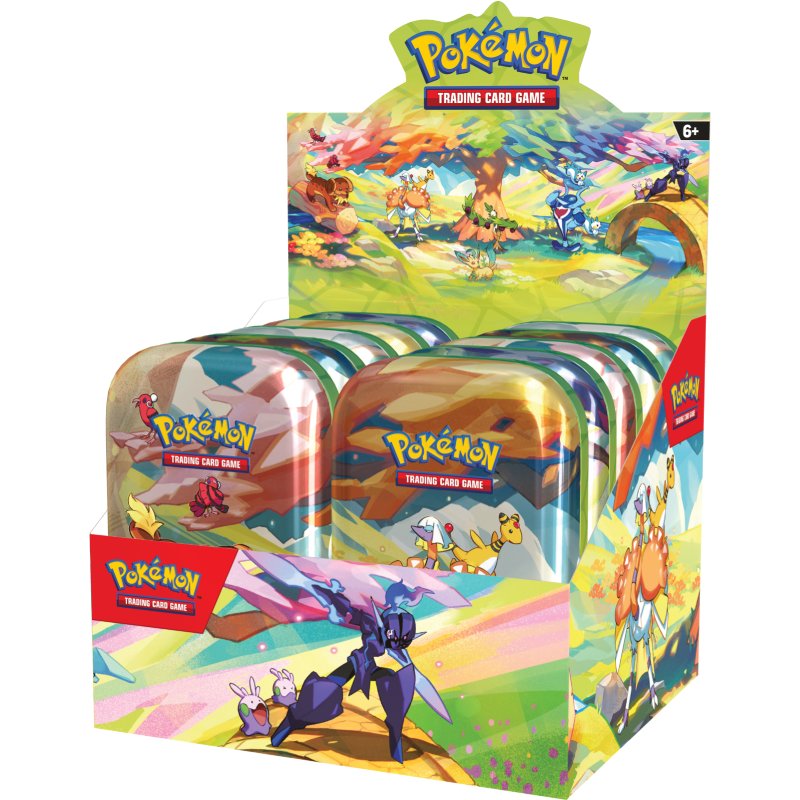 Pokémon, Vibrant Paldea Mini Tin Display [10 tins]