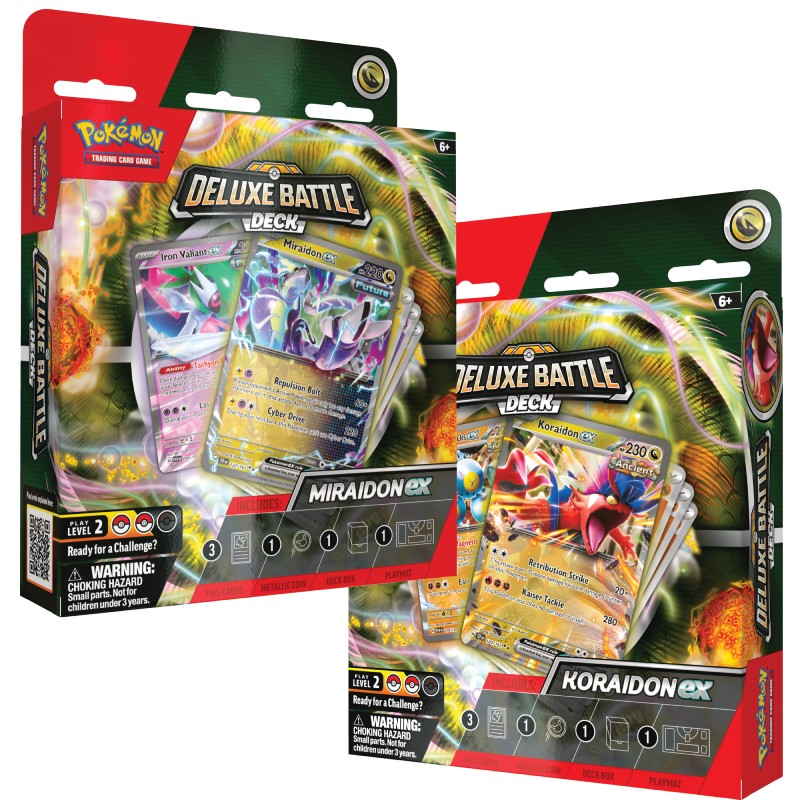 Pokémon, Deluxe Battle Deck x 2 [Koraidon / Miraidon ]