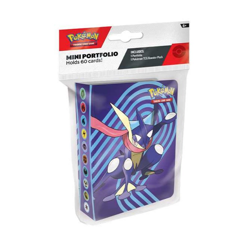 Pokémon, Mini-Portfoilo (Greninja)  with one booster