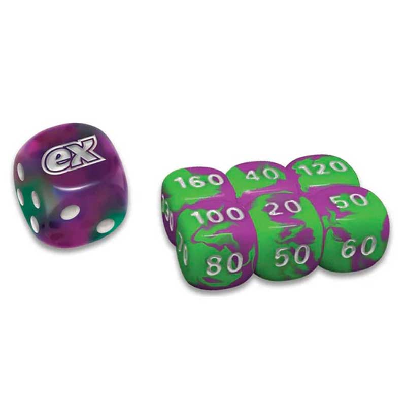 Shrouded Fable Damage Counter Dice Set of 6 Plus Bonus Die (From Elite Trainer Box)