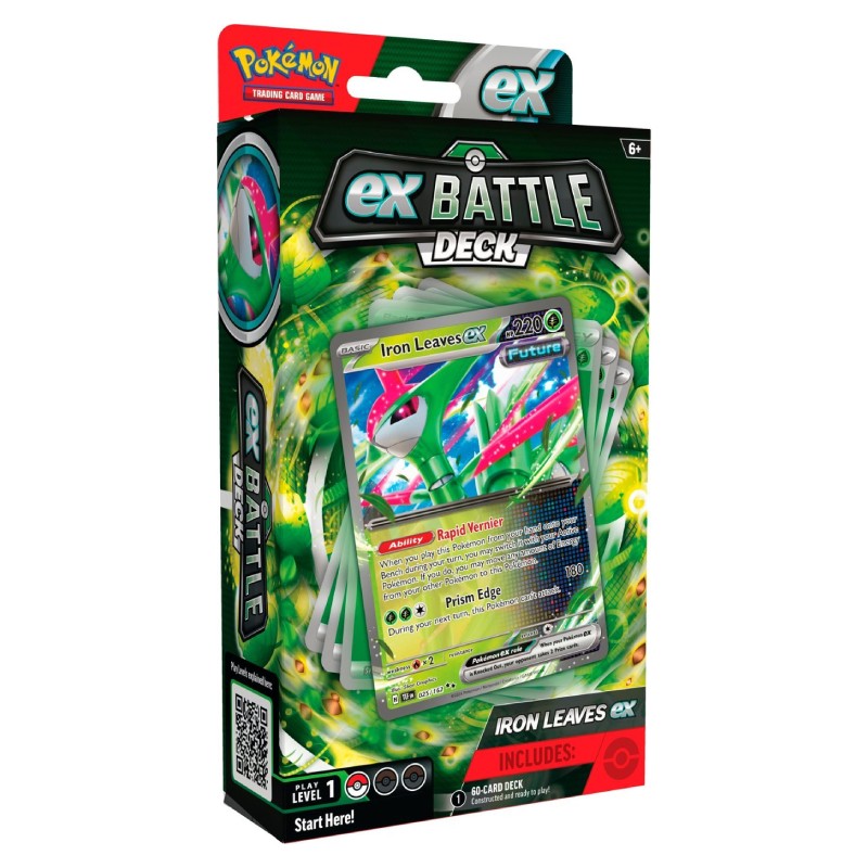 PRE-BUY: Pokémon, League Battle Deck - Iron Leaves ex (Preliminary release October 18:th 2024)