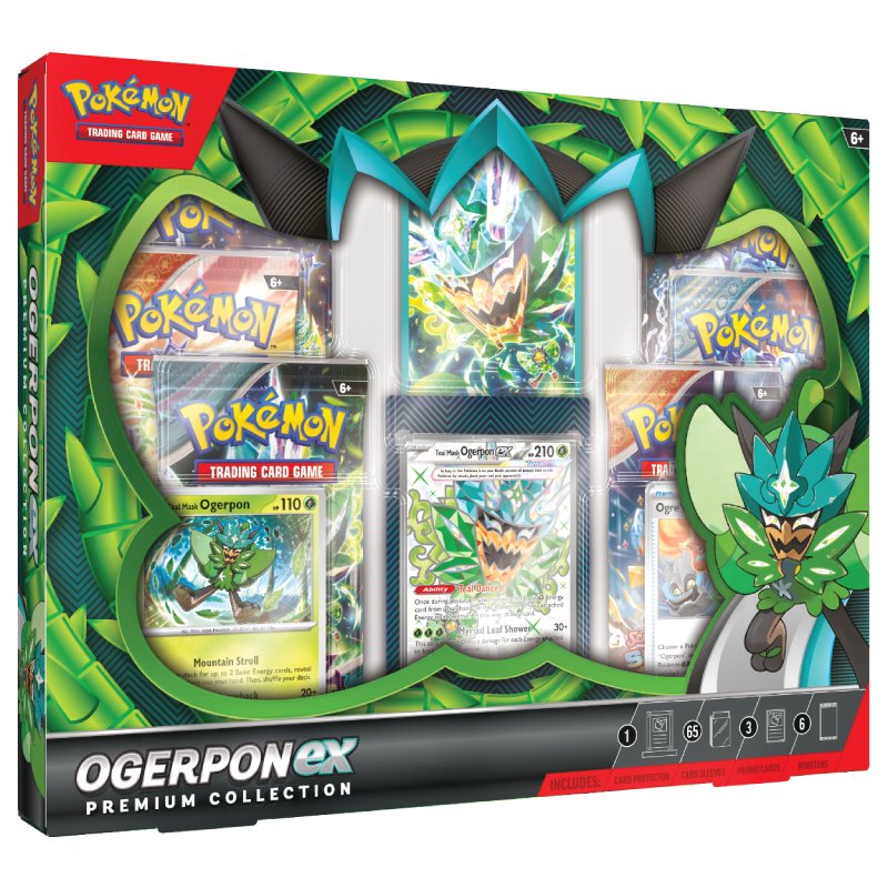 Pokemon Masks Of Ogerpon EX Premium Collection 6-Box Case (English, Factory Sealed)