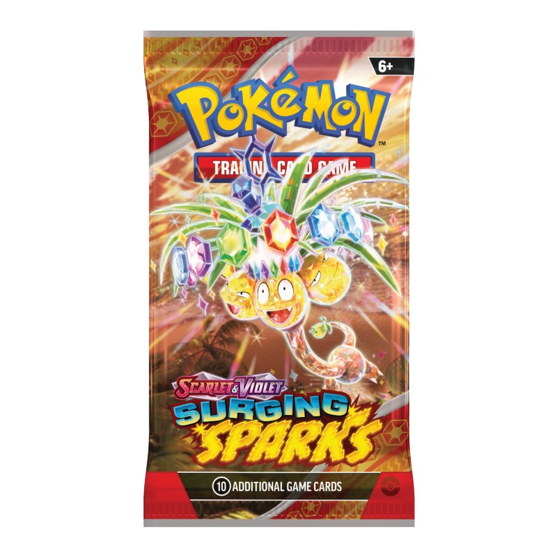 FÖRKÖP: Pokémon, SV8: Surging Sparks, 1 Booster (Preliminär early sales release 4:e november 2024)