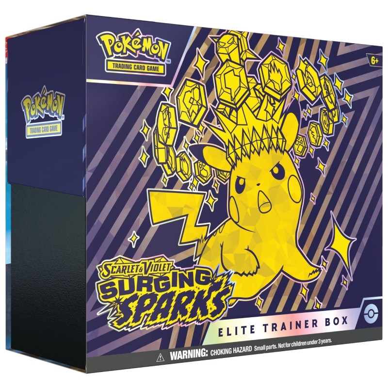 FÖRKÖP: Pokémon, SV8: Surging Sparks, Elite Trainer Box (Preliminär early sales release 4:e november 2024)