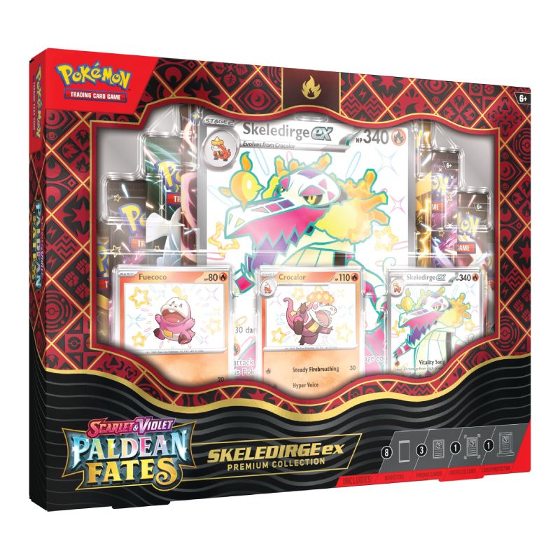 Pokemon Scarlet & Violet Paldean Fates Premium Collection Skeledirge ex