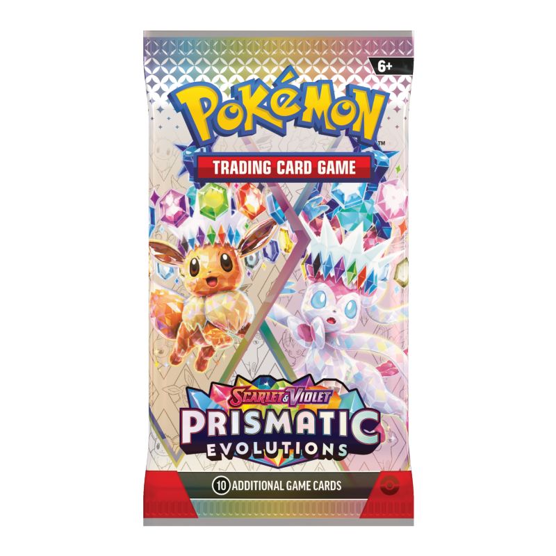 FÖRHANDSVISNING: Pokemon SV8.5 - Prismatic Evolutions 1 Booster Pack (Börjar säljas när mer info finns)