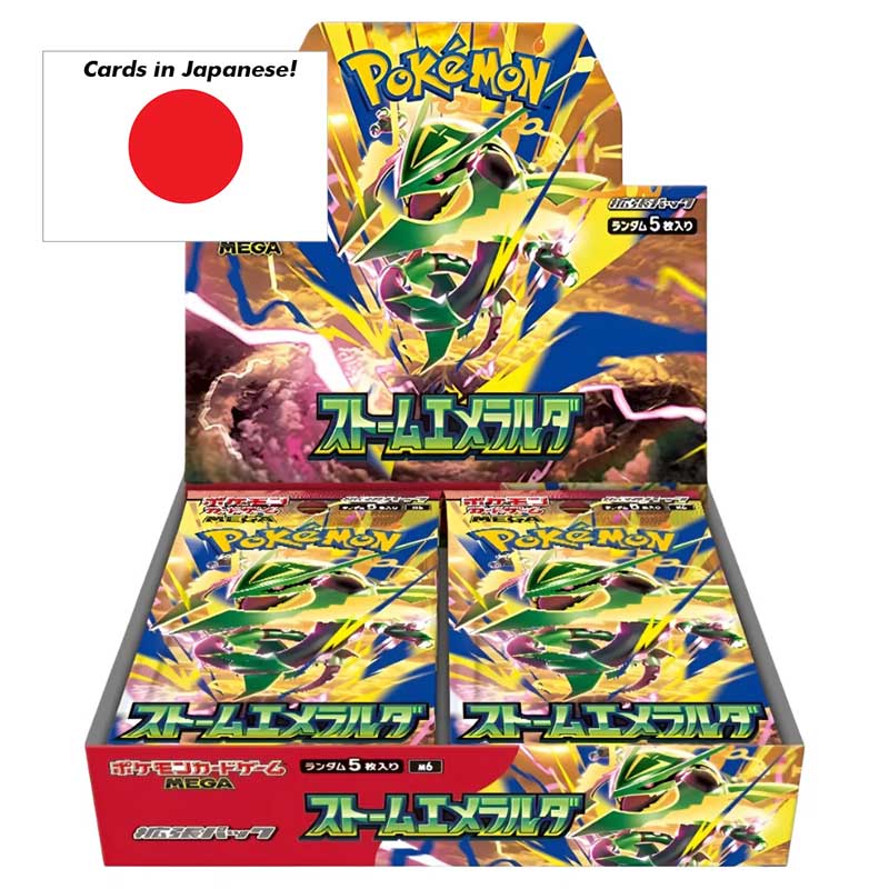 Pokémon Mega: Storm Emeralda (M6) Booster display (30 Paket) – JAPANSK