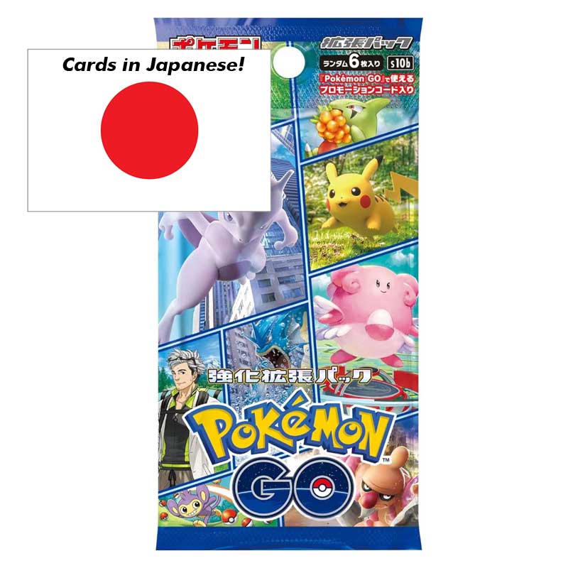 Pokémon Sword & Shield Enhanced Expansion Pack Pokémon GO (s10b) Booster (6 Cards) – JAPANESE