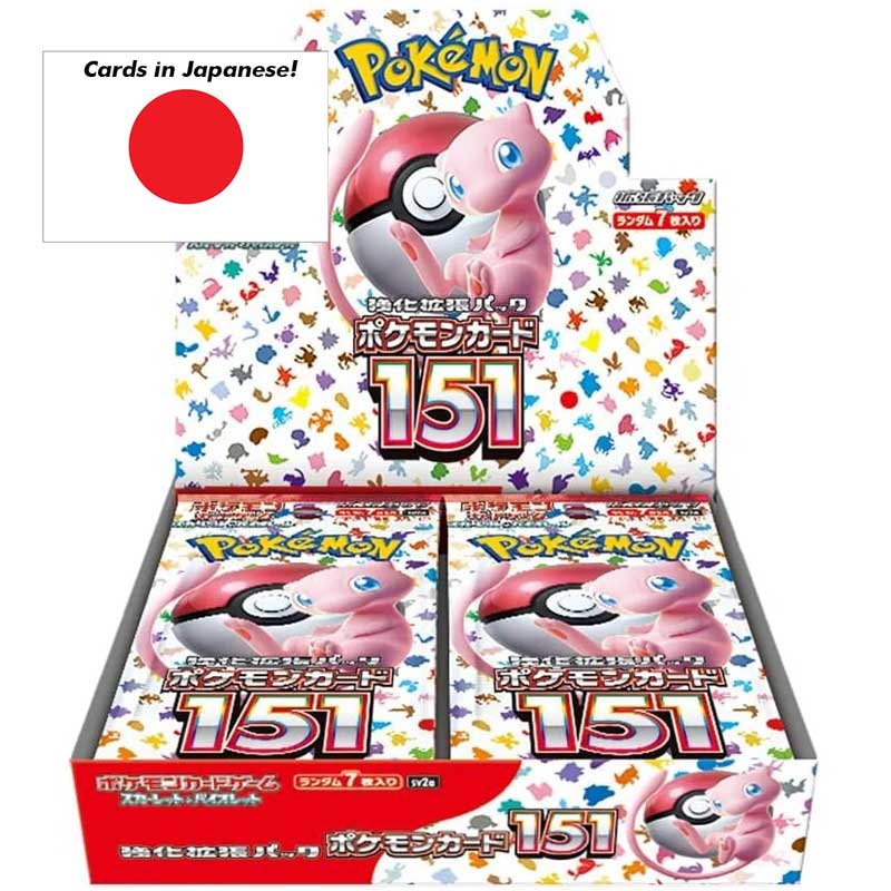 Pokémon Scarlet & Violet: 151 (Sv2a) Booster Display (20 Paket) – JAPANSK