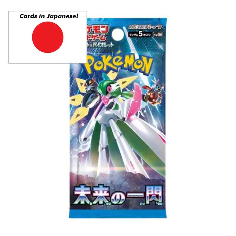 Pokémon Scarlet & Violet Future Flash (sv4M) Booster paket (5 kort) – JAPANSK