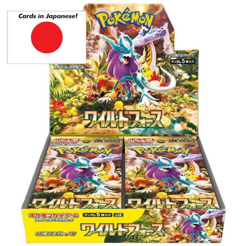 Pokémon Scarlet & Violet Wild Force (sv5K) Booster display (30 Paket) – JAPANESE
