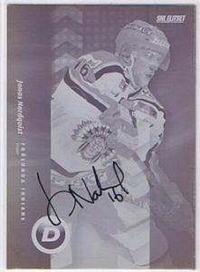 SHL Press Plate, Signed Dominators, Jonas Nordqvist Frölunda Indians
