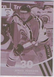 SHL Press Plate, Base, Jonas Johnson Frölunda Indians