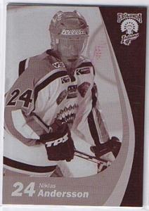 SHL Press Plate, Base, Niklas Andersson Frölunda Indians