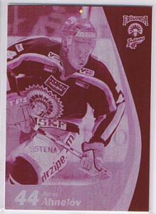 SHL Press Plate, Base, Jonas Ahnelöv Frölunda Indians