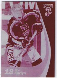 SHL Press Plate, Base, Steve Kariya Frölunda Indians