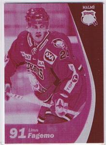 SHL Press Plate, Base, Linus Fagemo Malmö Red Hawks