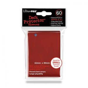 Small deck protector sleeves, Röd, 60st - Ultra Pro