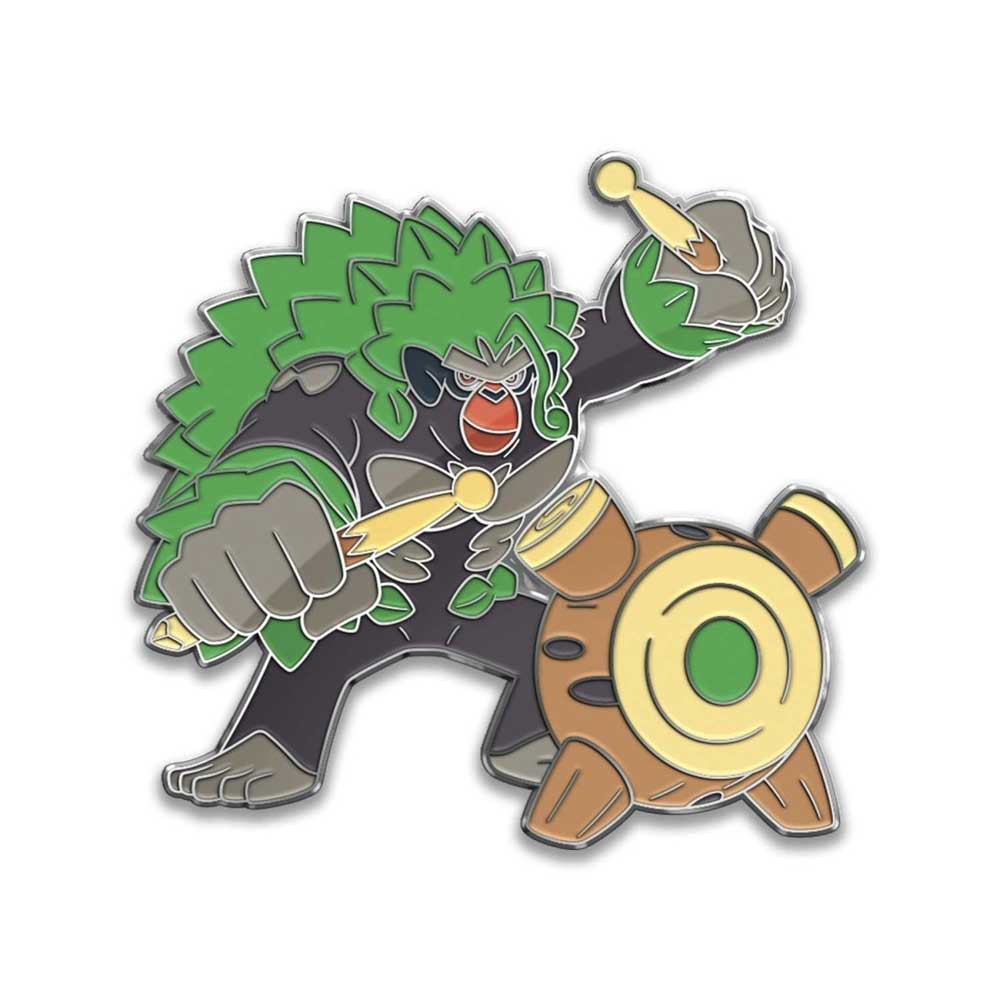 Pixelated Rillaboom Pokémon, Pin, Rillaboom