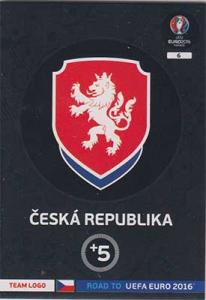 Logos / Team Badges, Adrenalyn Road to Euro 2016, Ceska Republika
